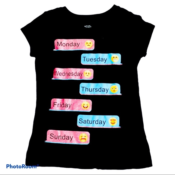 Evy Of California Monday to Friday emoji T-Shirt. - Picture 1 of 2